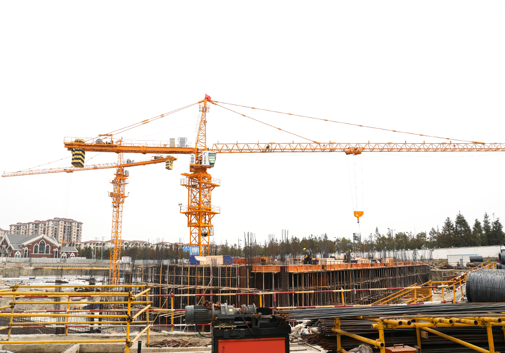 QTP63 (5610) 6TON TOPKIT Type Tower Crane Jib Longueur 56M
